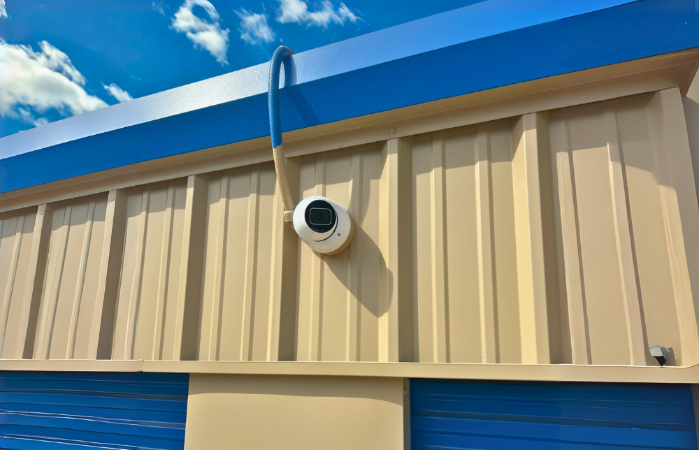 Security cameras at Bainbridge GA self storage facility